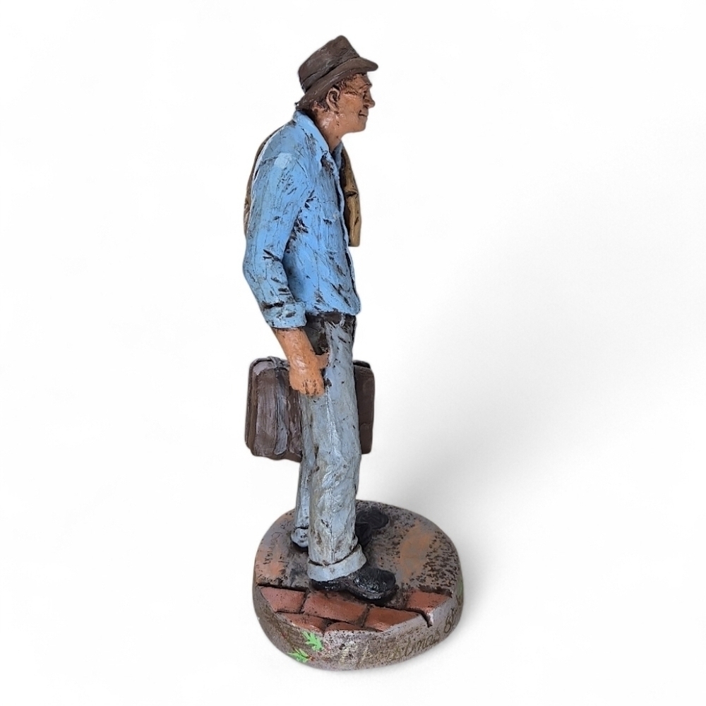 Michael Garman “The Traveler” 1977 Signed Sculpture – Christmas ’88 Edition - Picture 5 of 12
